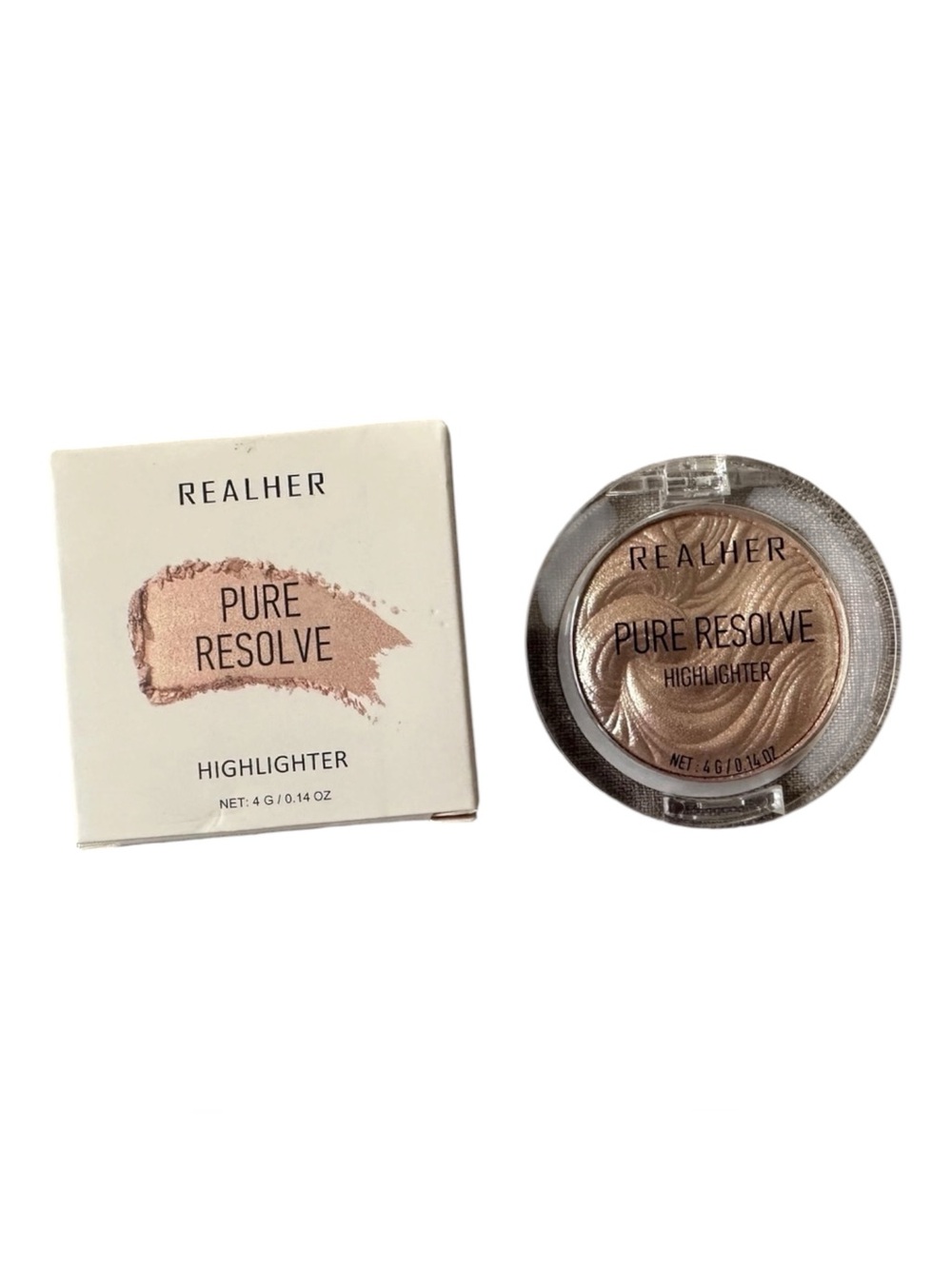 REALHER Pure Resolve Highlighter | Champagne Glow